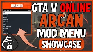 Arcan Mod Menu Beta 1.0 Showcase! | FREE GTA V Mod Menu | NEW! | Easy Inject | + Recovery Options!