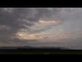 鉄道のある風景 jr山陰線 斐川 梅雨の中休み 27 jun 2012 landscape with railway.