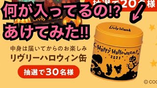 【リヴリーアイランド】当選した謎のリヴリーハロウィン缶をあけてみた‼︎