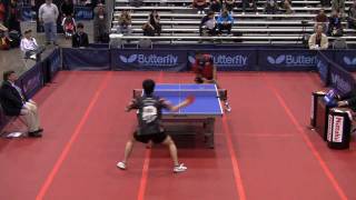 Men's Singles QF: Timothy Wang vs. Niraj Oak - 2011 US Table Tennis Championships