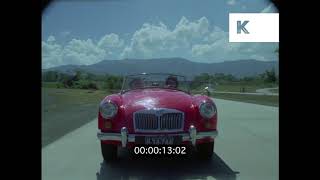 1970s, Driving POV of MG Sports Cars, HD from 35mm | Kinolibrary