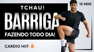 15 min TREINO HIIT intenso para emagrecer rápido em casa, sem repetições