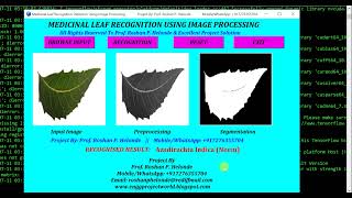 Medicinal Leaf Recognition Using CNN Image Processing Python Project With Source Code