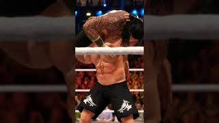 BROCK LESNAR GIVE F5 TO ROMAN REIGNS IN WWE 2K22 #shorts #wwe #viral #trending