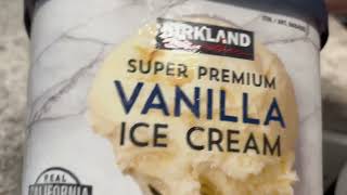 Costco Kirkland Super Premium Vanilla Ice Cream Review