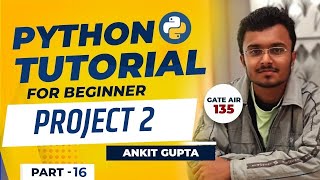 Project with Python | Project-2 | GUI Application | Python Tutorial with Begginners | Gate at Zeal