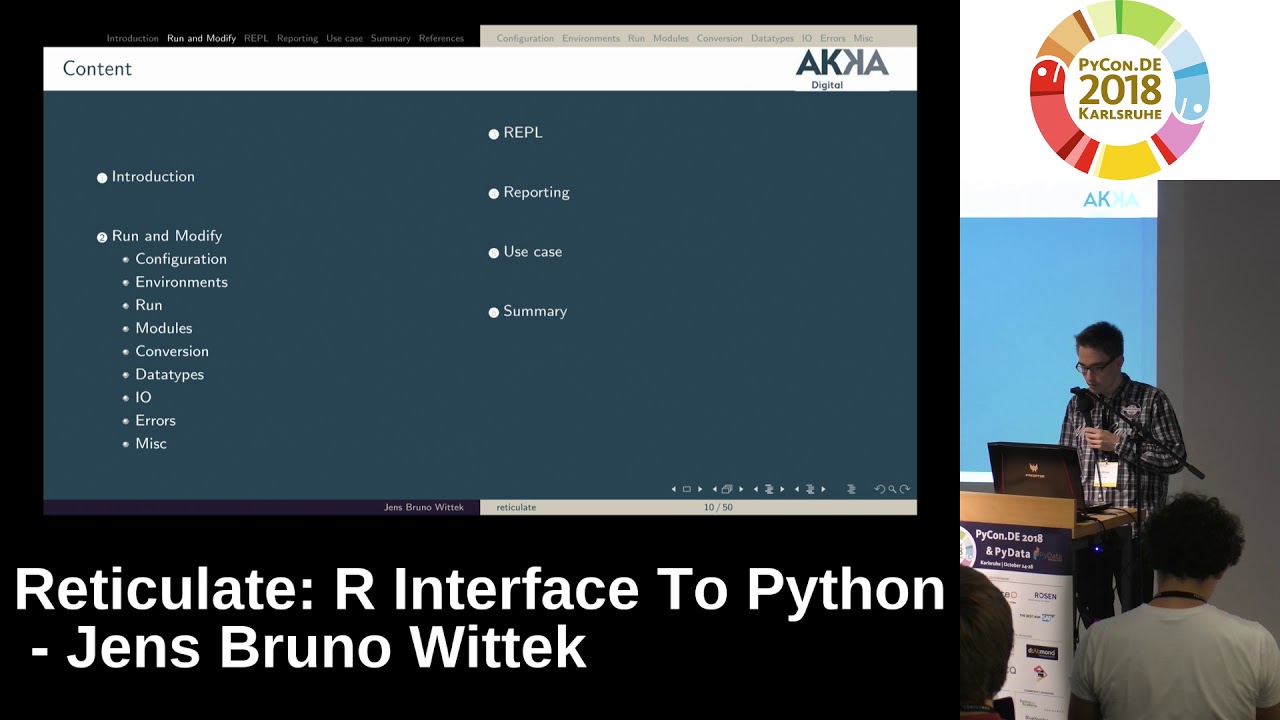 PyCon.DE 2018: Reticulate: R Interface To Python - Jens Bruno Wittek ...