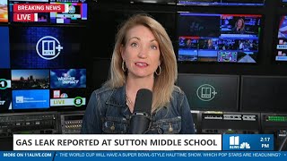 Gas Leak Reported At Sutton Middle School
