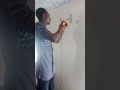 old way of drilling a wall for aircon installations