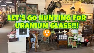 Let’s Go Hunting for Uranium Glass and other Radioactive Antiques!
