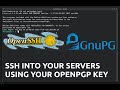 How to use your PGP key for SSH authentication