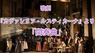 歌劇『カヴァレリア・ルスティカーナ』より「間奏曲」／P.マスカーニ　渡辺睦樹さんアレンジ