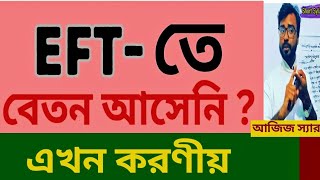 ইএফটি তে বেতন আসেনি।এখন করণীয়। EFT বেতন না আসার কারণ।