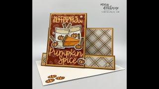 Stampin Up//More Than Autumn// Faux Side Step Fun Fold//Fall//Iconic Celebrations//Sep-Dec 2024 Mini