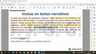 Textos narrativos: pautas y trucos leyendo textos narrativos del 2021 y 2019