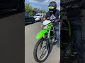 klx250s first ride