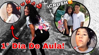 PRIMEIRO DIA DE AULA+ VLOG NA ESCOLA!!! *TERCEIRÃO*