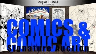 Heritage Auctions (HA.com) -- August 2013 Vintage Comics & Comic Art Signature Auction