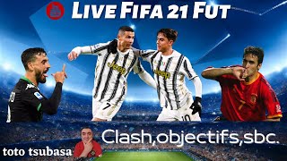 Live Fifa 21 Fut Détente,objectif,clash,sbc