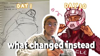 I drew every day for 31 days and everything changed except my art