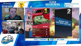 Delfino Razzia Ultimate - Singles - SAC | ThisNeko (K Rool) VS A2 | Kuro (Lucas..) - Winners Round 3