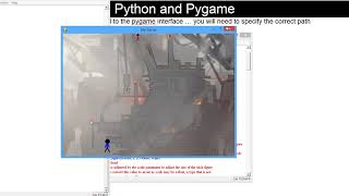 04 -Creating a background in pygame - Easy pygame tutorial from www.teachyourselfpython.com