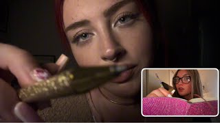 Girls Who Has A Crush On You Draw You In Class| ASMR (ft. @haleyssasmr )