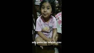 Funny kid speaking Iban language | Joyous Moment.