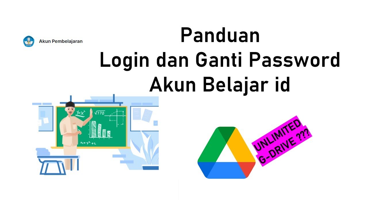 Panduan Login Dan Ganti Password Akun Belajar Id - YouTube