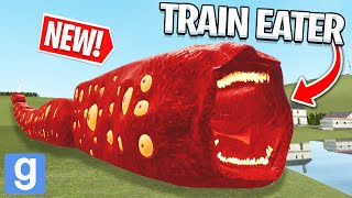 TRAIN EATER 🚇 NEW LEOVINCIBLE CREATURE! (Garry's Mod Sandbox) | JustJoeKing