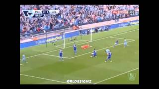 Frank Lampard scores against Chelsea for the equalizer with Man City