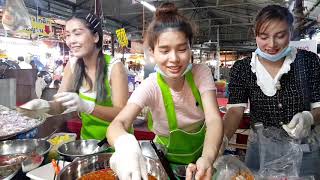 ยำ3สาว ตามไปกินเลยแซ่บมาก ทะเลดองแซ่บน้ำยำ2สูตร ปลาร้าซีฟูด เจ้เดือนทะเลเดือด ตลาดประเสริฐพร ไทยธานี