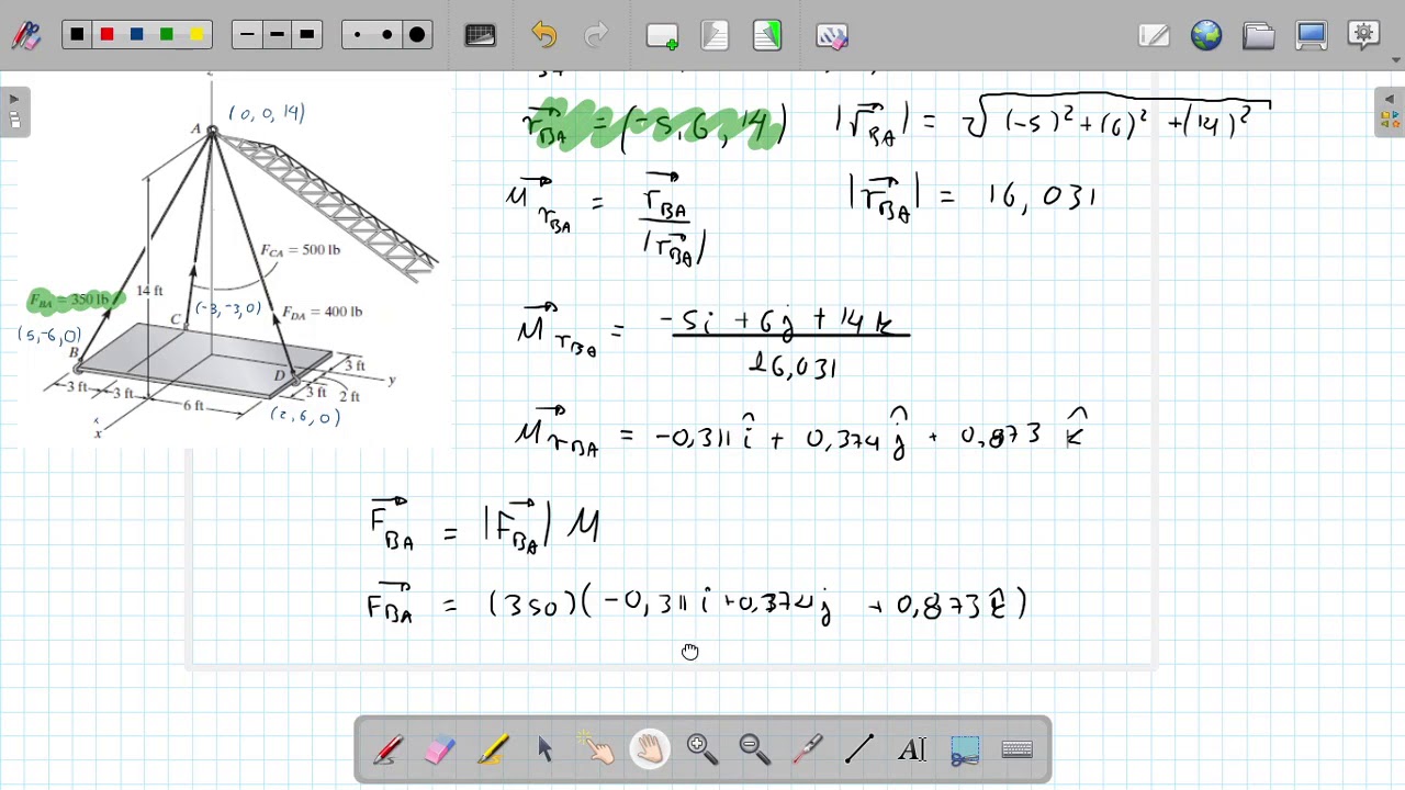 Vector De Posición En Tres Dimensiones Y Vector Unitario Ejercicios ...