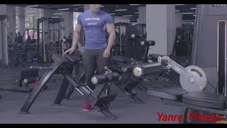 Adjustable Roman Bench 7343 gym fitness equipment yanrefitness