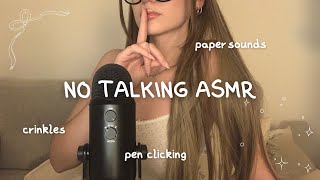 asmr NO talking | pen tapping & clicking ✨🎧 25 minutes of tingles 🎀