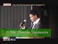 prof. sarath wijesooriya full video by nch milan don bosco 26 01 2013