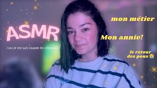 ASMR 🪴 Je me maquille avec toi - Blabla, mon anniversaire, mon métier