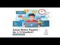 Java Data Types Explained in 5 Minutes | Java Programming Tutorial for Beginners
