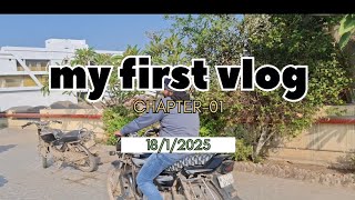 મારો પેહલો vlog |my first vlog |એક હોટલ નું કામ ચાલુ છે |