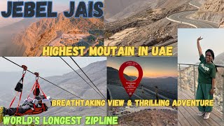 Jebel Jais Dubai | The Hidden paradise of UAE | Highest mountain in Dubai | World's Longest Zipline