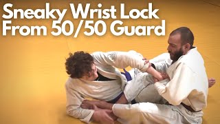 DON'T Miss This Sneaky BJJ Wrist Lock From 50/50 Guard!