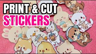 DIY Printable Stickers | Complete Canva to Silhouette Process