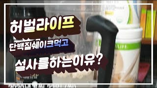 허벌라이프 단백질쉐이크 먹고 설사하는이유?