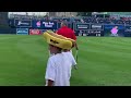 annaliese visits the worcester red sox at polar park play ball