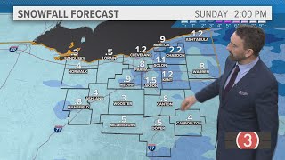 Friday's extended Cleveland weather forecast: Colder today, lake snow lingers in Northeast Ohio