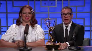 70th Emmy Awards: The history of the Emmy Statue with Maya Rudolph and Fred Armisen