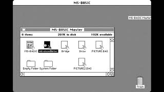 MS Basic 1.0 - 1984 - Macintosh