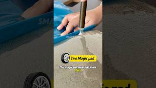 Tires fix themselves? This magic pad means no more flats #tire #tyre