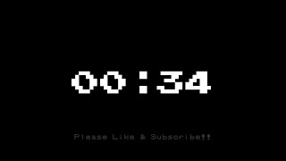 34 SECOND - TIMER & ALARM - FULL HD - COUNTDOWN