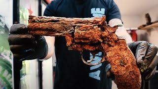 Forgotten Gun Lighter Resurrected from a Lake – COLT Python .357 MAGNUM Restoration!